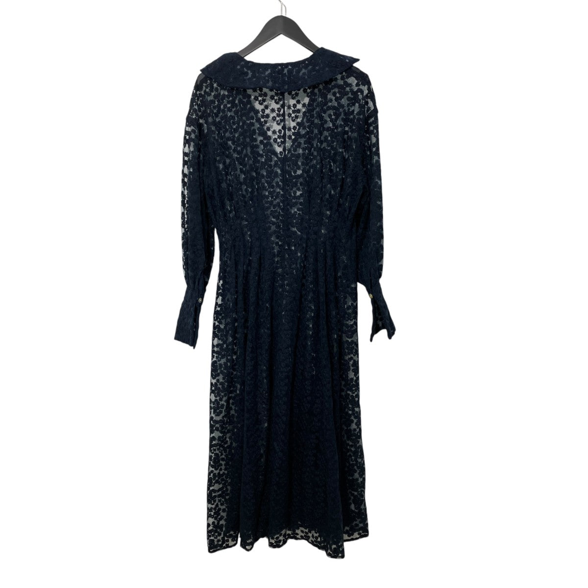 AMERI VINTAGE LIKE SHEER FLOWER DRESS長袖ワンピース02320541320 古着・中古-2枚目のアイテム画像