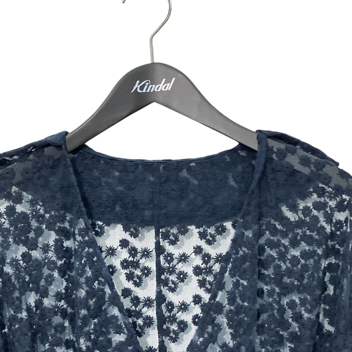 AMERI VINTAGE LIKE SHEER FLOWER DRESS長袖ワンピース02320541320 古着・中古-3枚目のアイテム画像