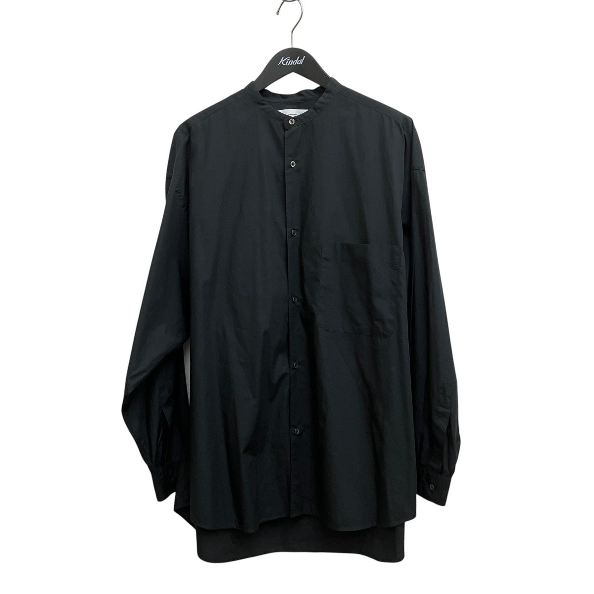 Broad L S Oversized Band Collar Shirt長袖シャツGM221-50116B