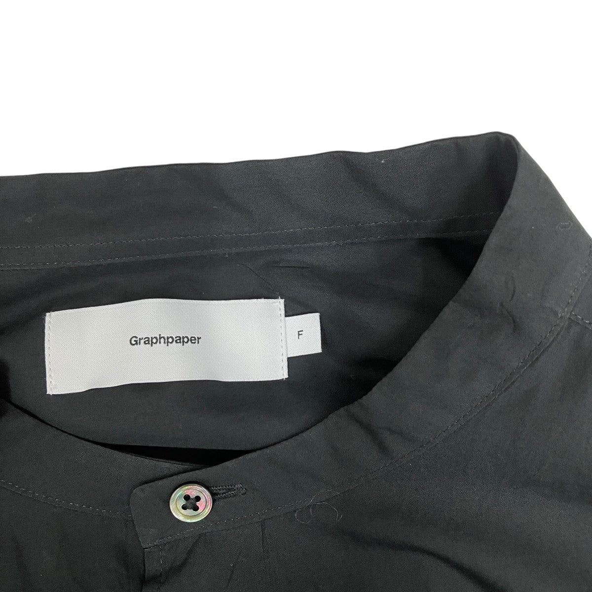 Broad L S Oversized Band Collar Shirt長袖シャツGM221-50116B