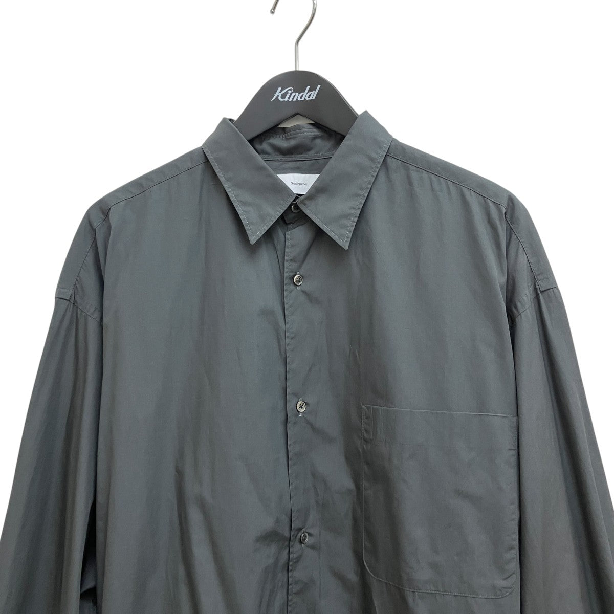 Broad L S Oversized Regular Collar Shirt長袖シャツGM221-50115B