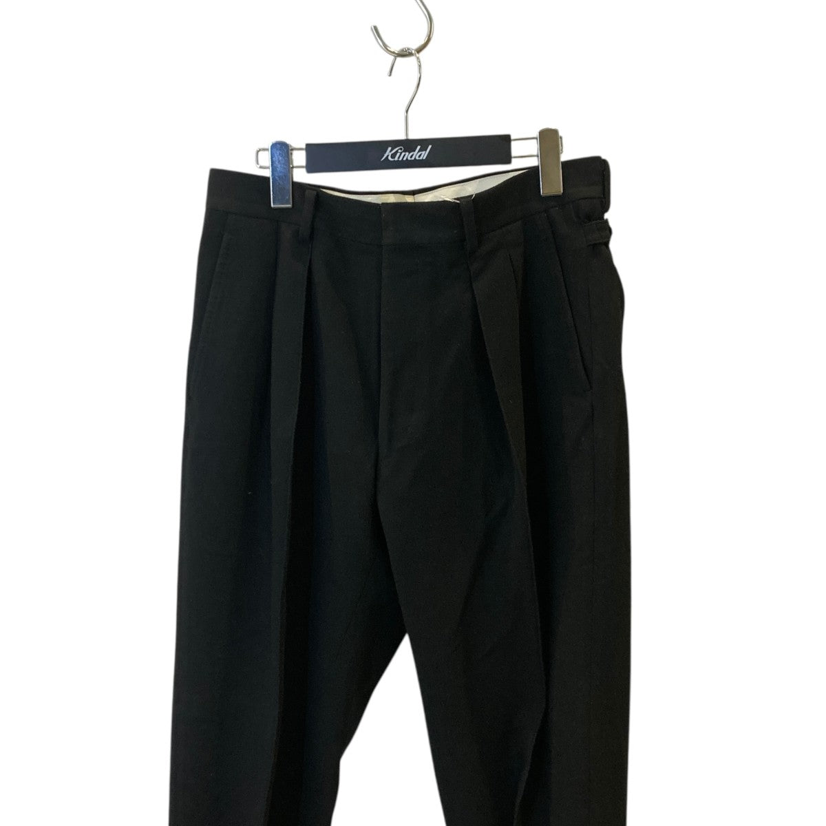 RAINMAKER STRETCH 2-PLEATED TROUSERSRM202-049 古着・中古-2枚目のアイテム画像