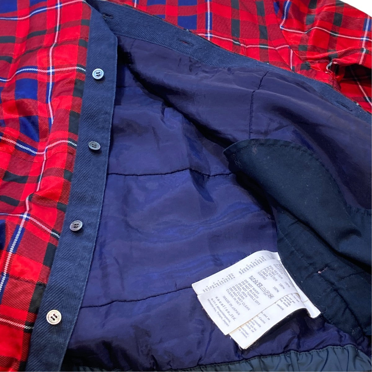 Plaid Satin Shirtジャケット20-02351M