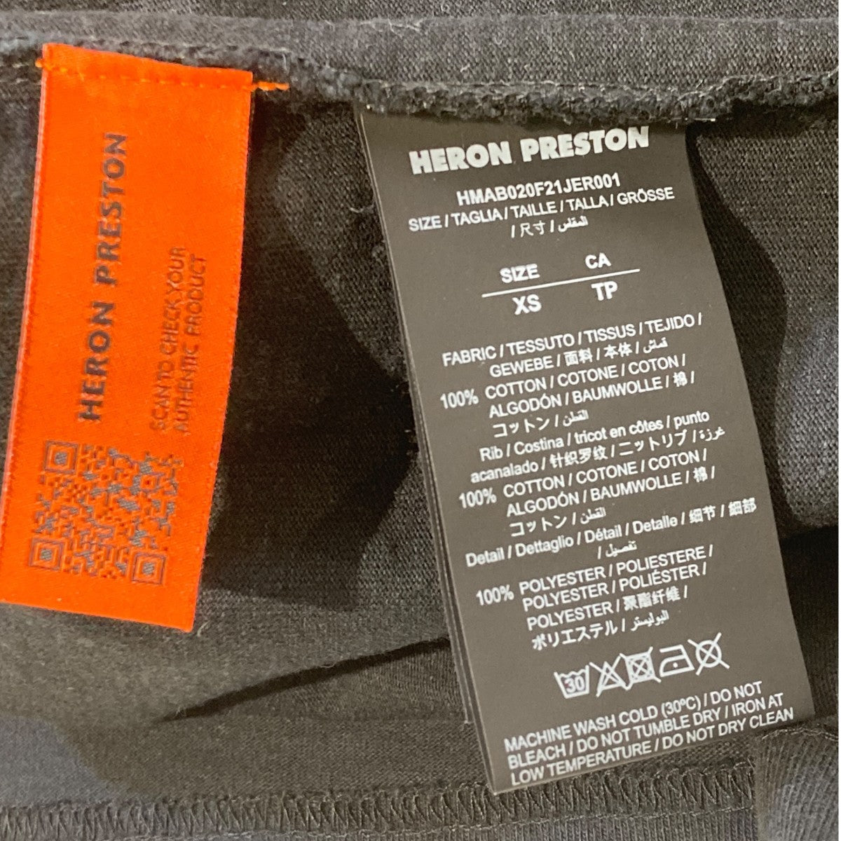 HERON PRESTON 長袖カットソーHMAB020F21JER001 古着・中古-6枚目のアイテム画像
