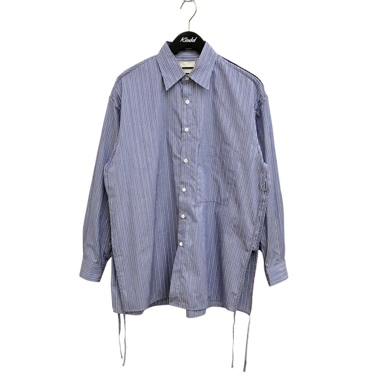 THOMAS MASON STRIPED PIPING SHIRTストライプ長袖シャツYK22AW0392SH