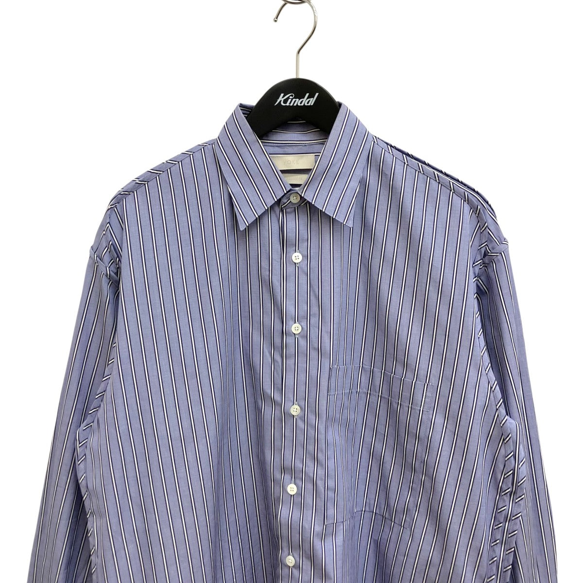 THOMAS MASON STRIPED PIPING SHIRTストライプ長袖シャツYK22AW0392SH