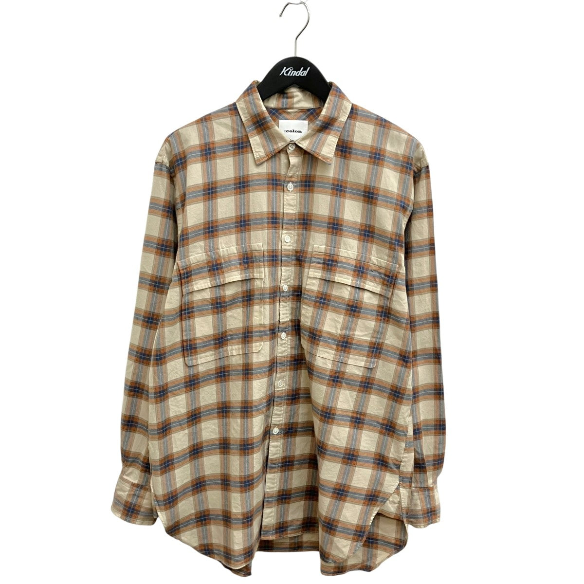 Cotton check flannelチェック長袖シャツCSH-4