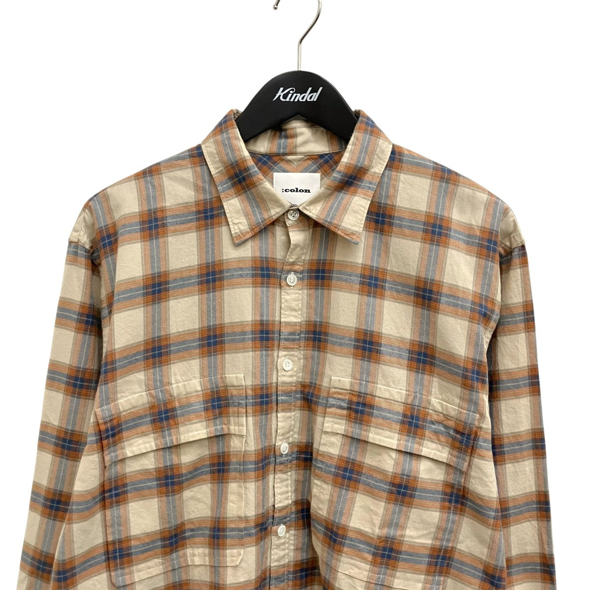 Cotton check flannelチェック長袖シャツCSH-4