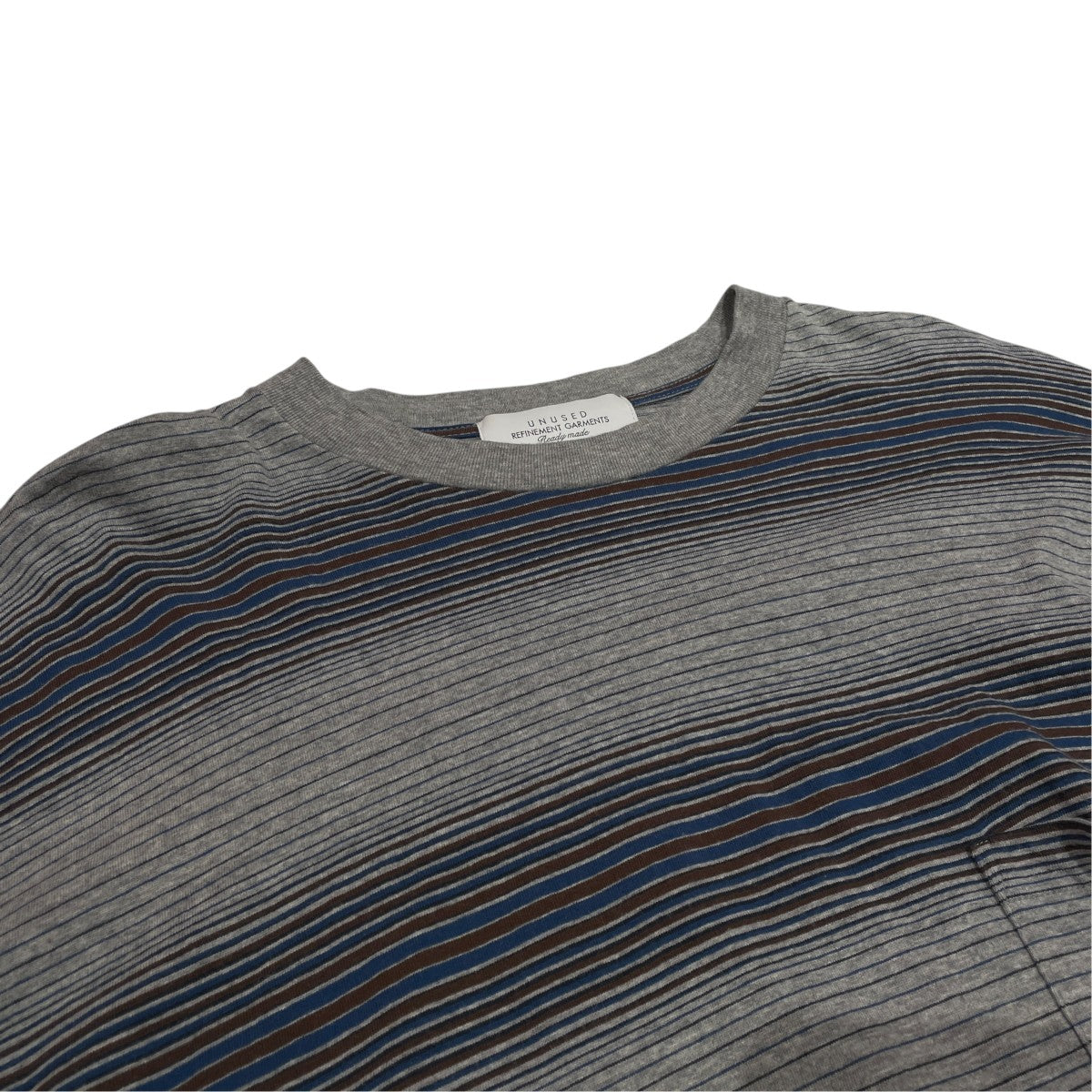 Long sleeve border T-shirt長袖カットソーUS2485
