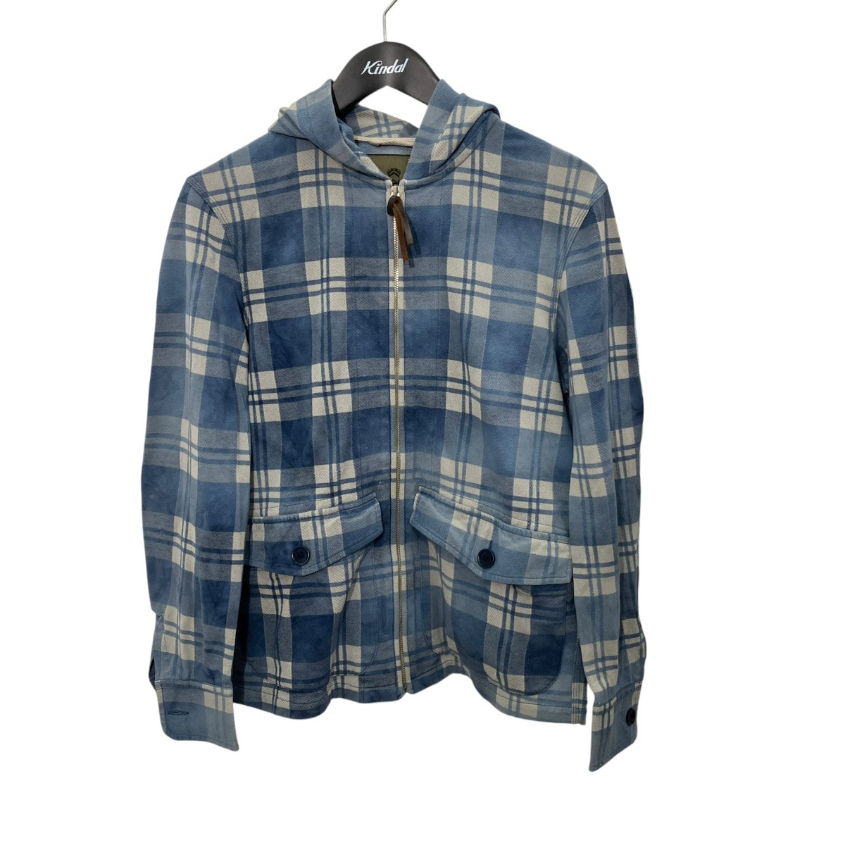 NIGEL CABOURN チェックジップパーカー8070030091 古着・中古-1枚目のアイテム画像
