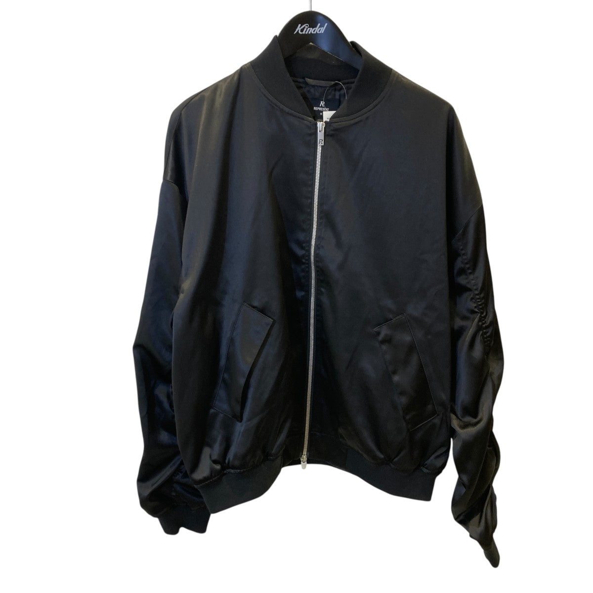 REPRESENT Satin BomberジャケットMLM100011-01 古着・中古-1枚目のアイテム画像