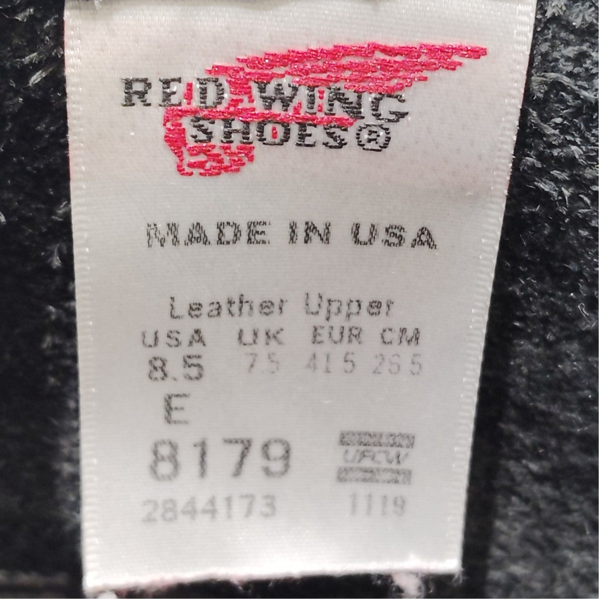 RED WING アイリッシュセッター ジッパーユニット付属ブーツ 古着・中古-8枚目のアイテム画像