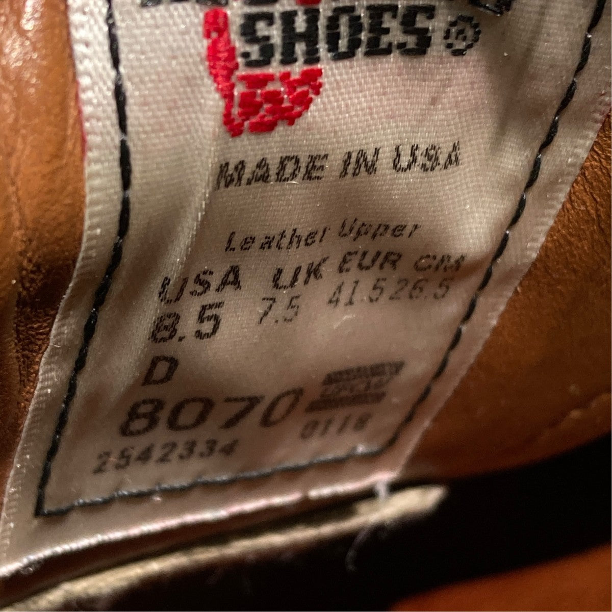 Sport Oxfordレザーシューズ8070