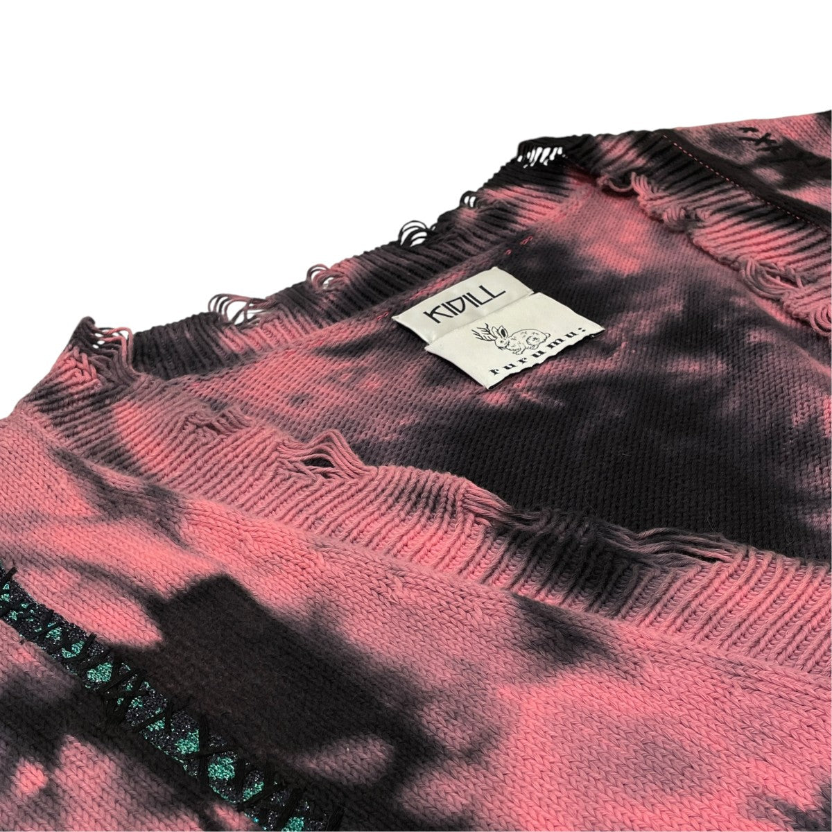KIDILL×rurumu KNIT VEST COLLABORATION WITH rurumuニットベストKL719 古着・中古-3枚目のアイテム画像