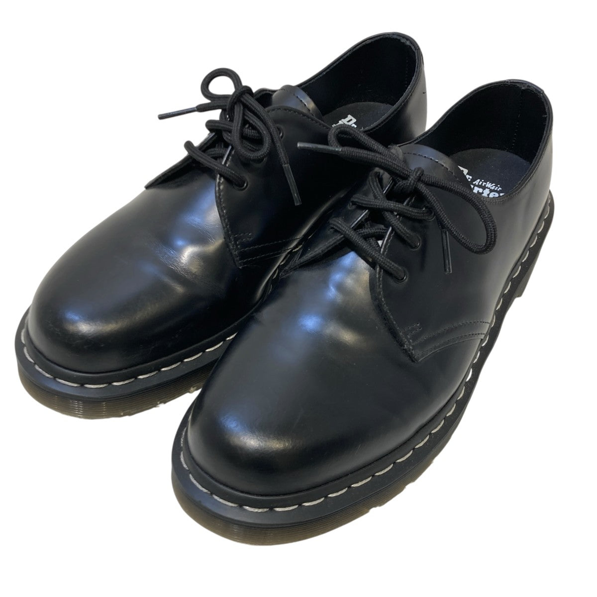 Dr．Martens ホワイトステッチ 3 ホール シューズシューズ24757 古着・中古-1枚目のアイテム画像