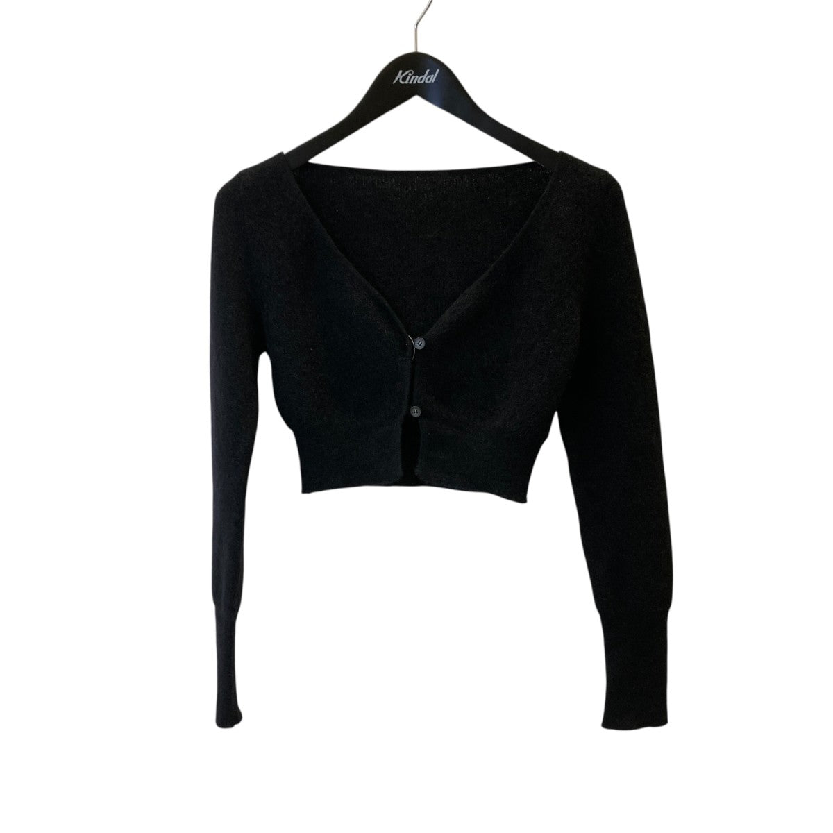 JACQUEMUS モヘアカーディガンBLK-13030-A 古着・中古-1枚目のアイテム画像