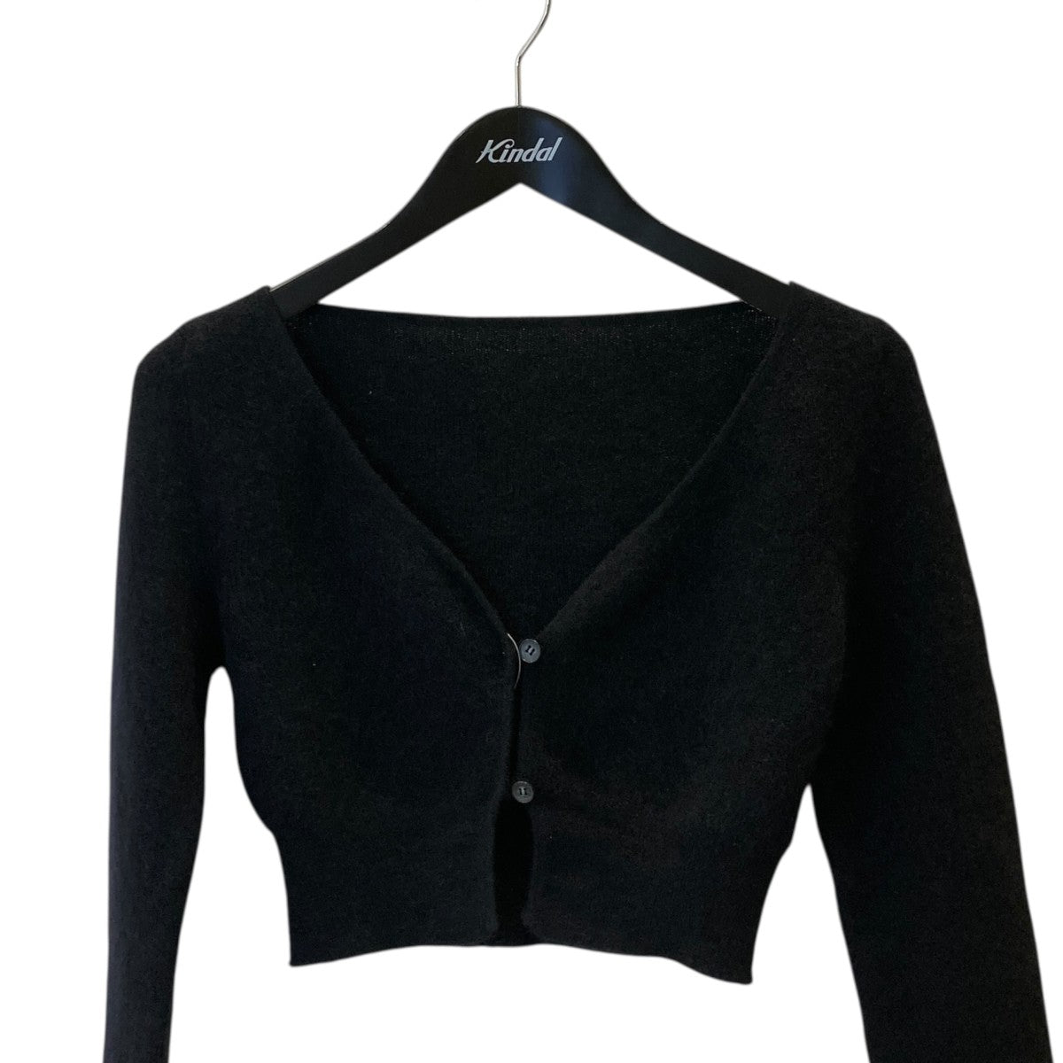 JACQUEMUS モヘアカーディガンBLK-13030-A 古着・中古-2枚目のアイテム画像