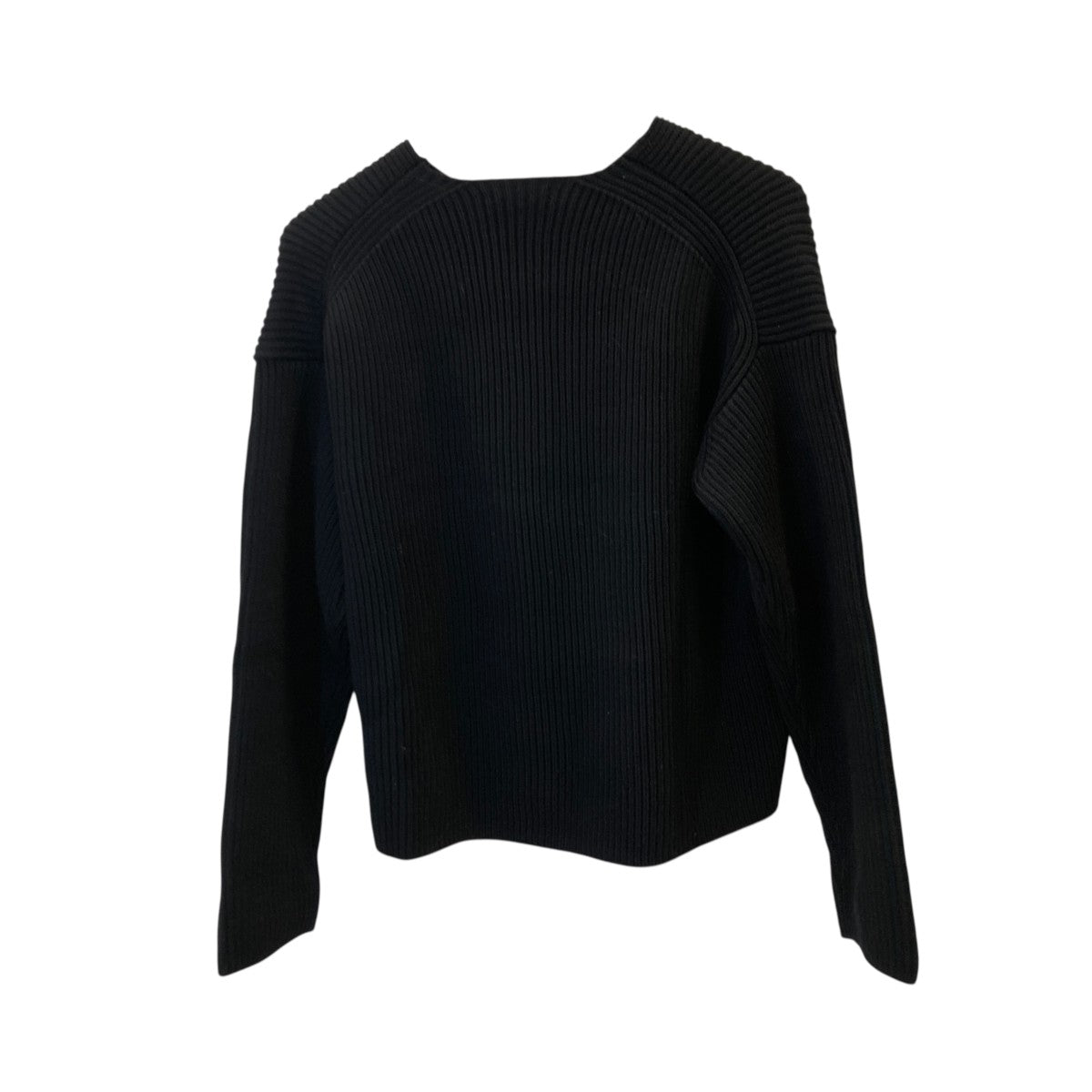 AURALEE SUPER FINE WOOL RIB KNIT BIG P OセーターA6AP05RK 古着・中古-3枚目のアイテム画像