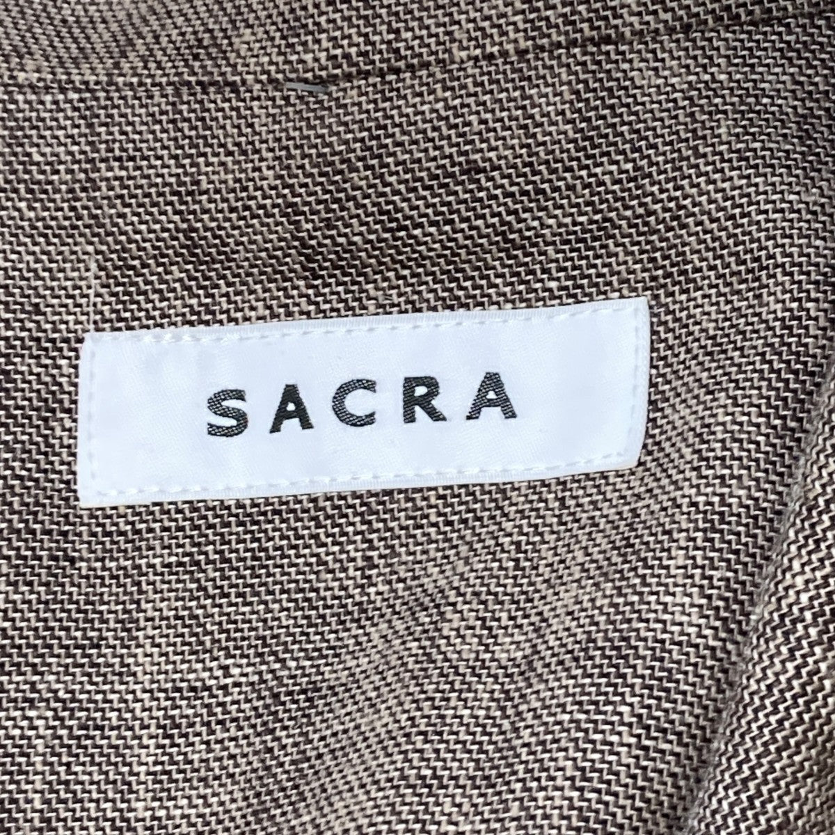 25SSLINEN COTTON CHAMBRAY GILETジレ125106061