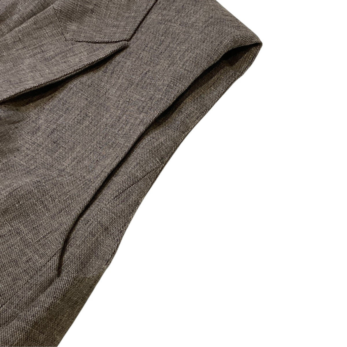 25SSLINEN COTTON CHAMBRAY GILETジレ125106061