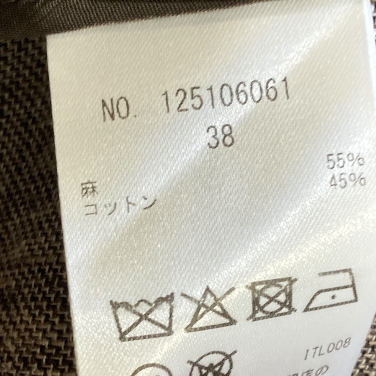25SSLINEN COTTON CHAMBRAY GILETジレ125106061