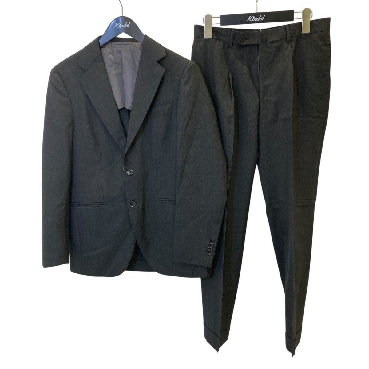 BEAMS F CANONICO ウール ソリッド スーツセットアップスーツ21-17-1566-264 古着・中古-1枚目のアイテム画像