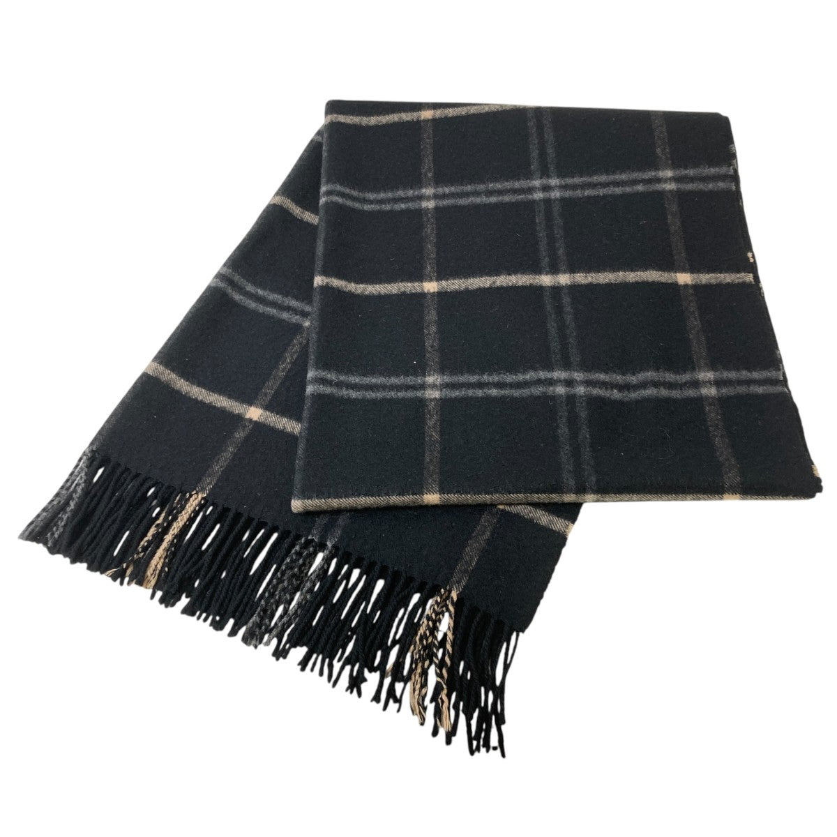 JOHNSTONS OF ELGIN カシミヤ100％大判ストール 古着・中古-1枚目のアイテム画像