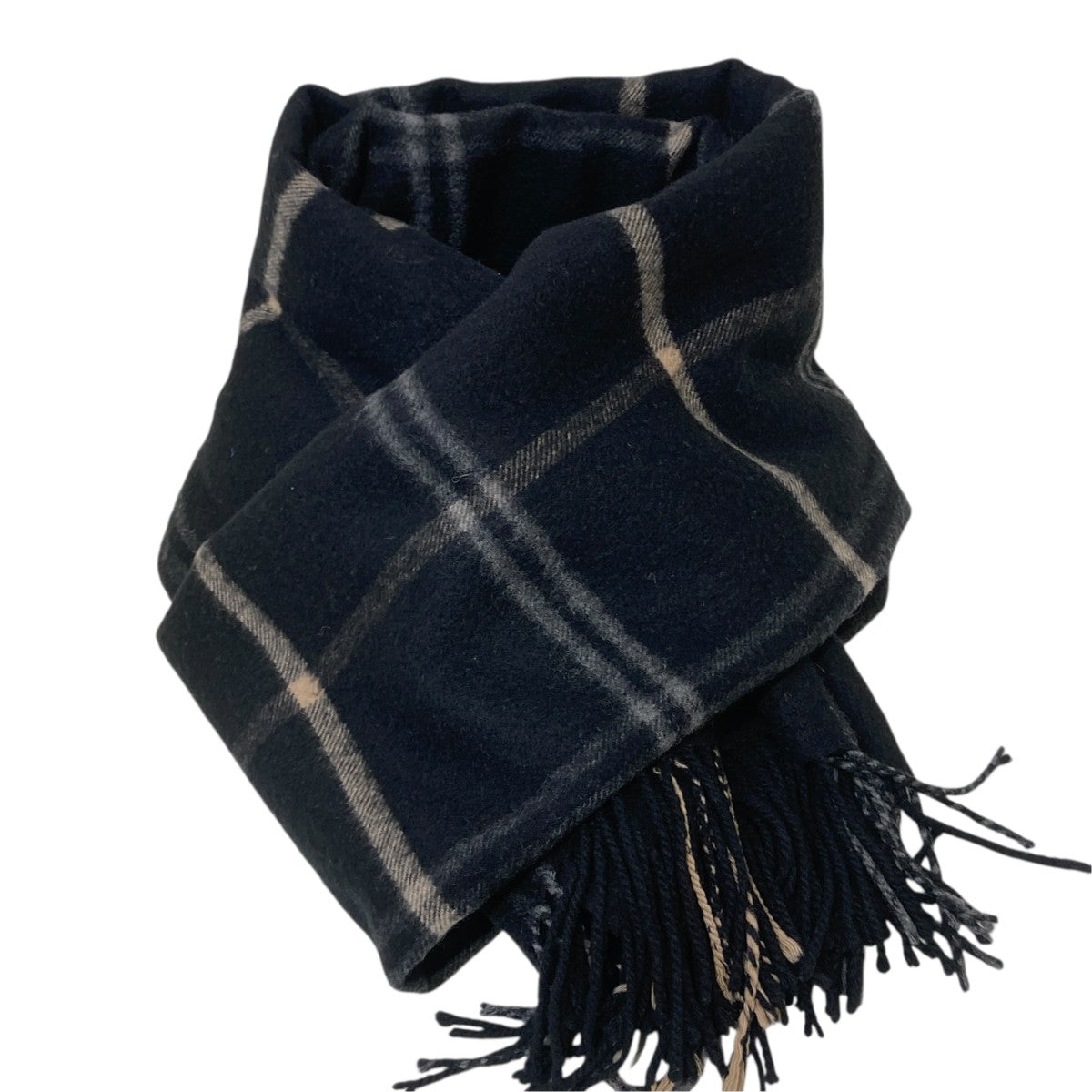 JOHNSTONS OF ELGIN カシミヤ100％大判ストール 古着・中古-5枚目のアイテム画像