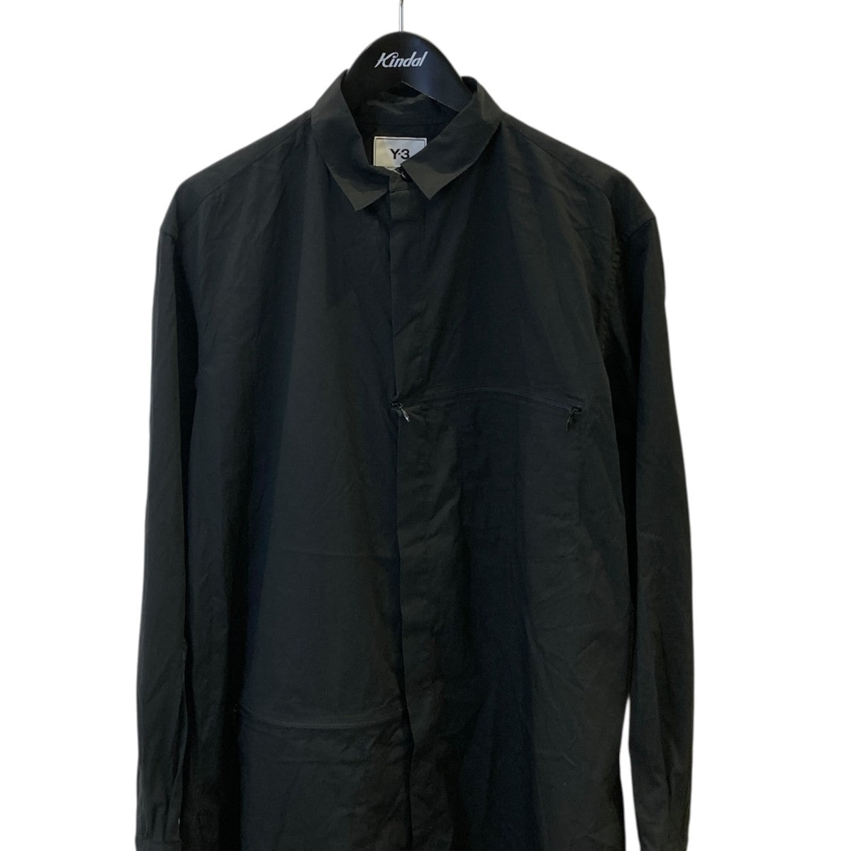 Y-3 CLASSIC SHIRTロングシャツFN3374 古着・中古-2枚目のアイテム画像