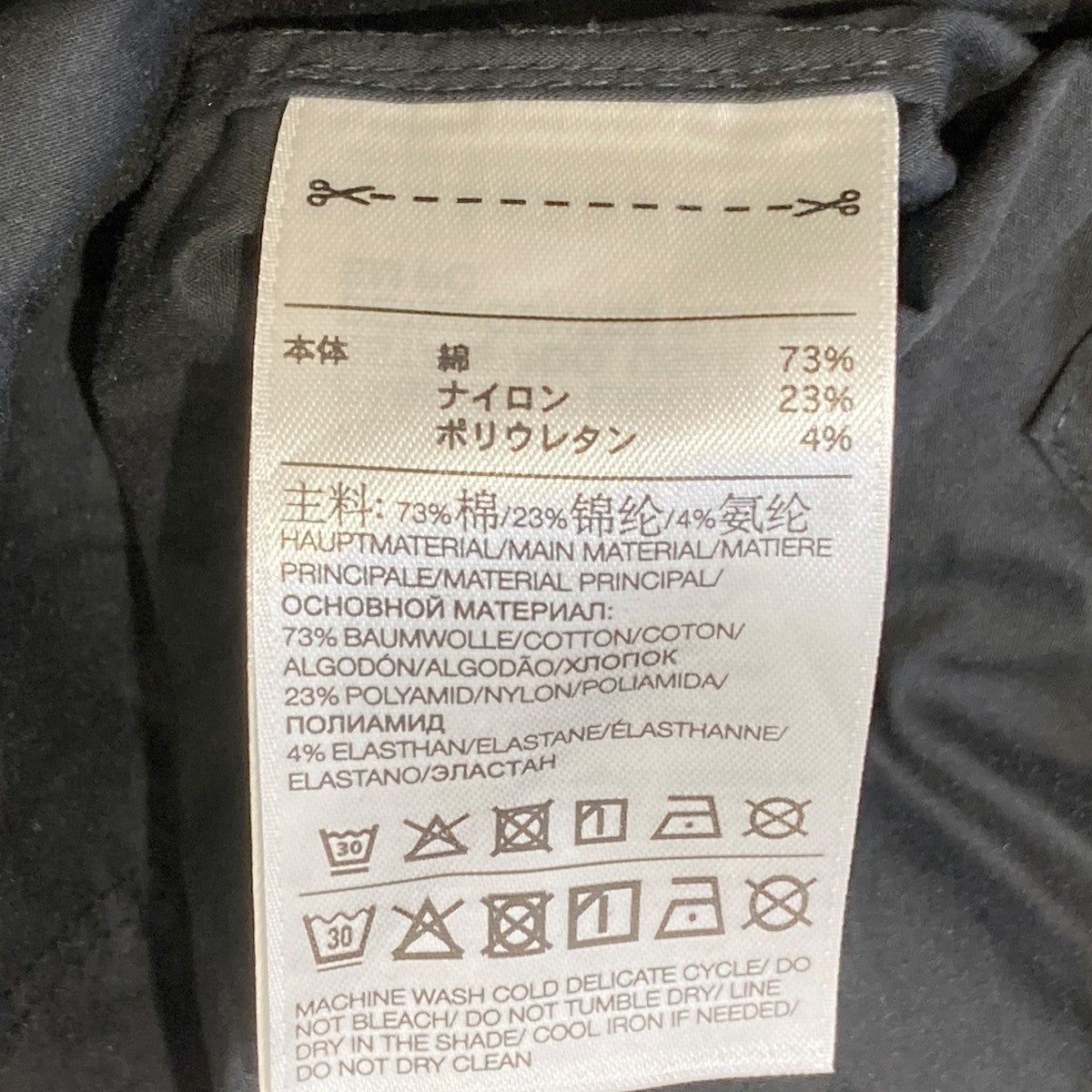 Y-3 CLASSIC SHIRTロングシャツFN3374 古着・中古-6枚目のアイテム画像