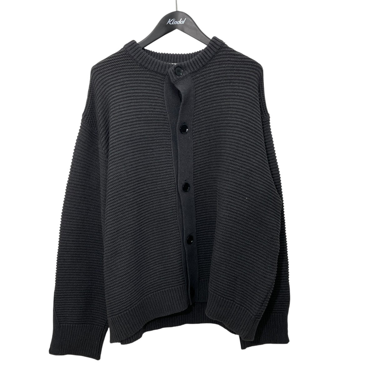 LIDnM LOOP YARN WIDE CARDIGANニットカーディガンlm21aw09395-08-02 古着・中古-1枚目のアイテム画像
