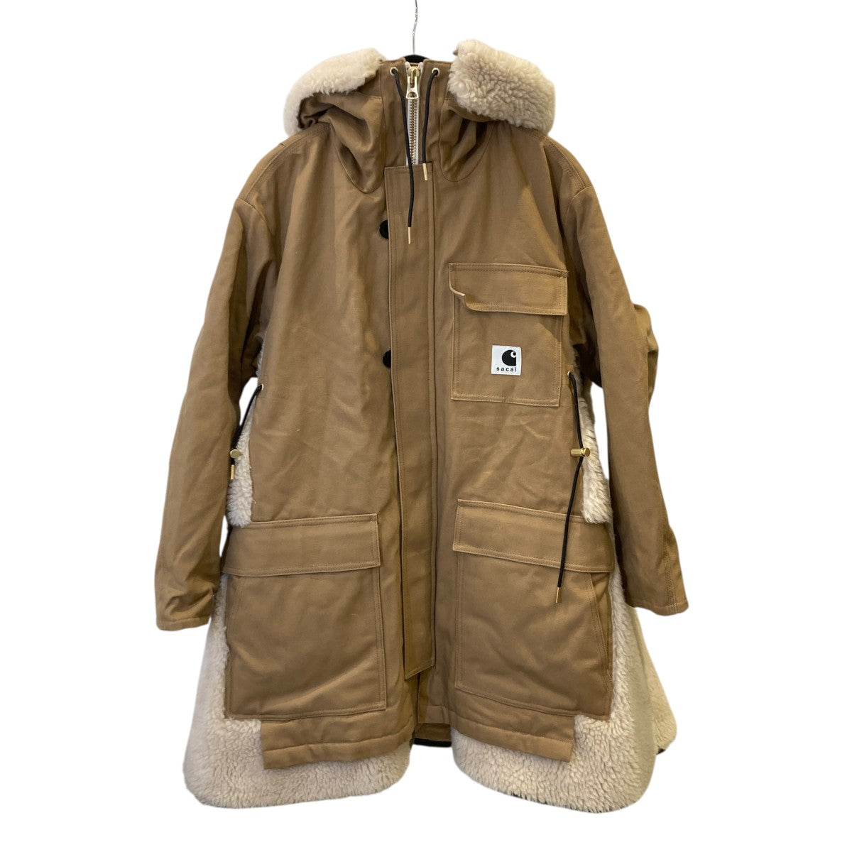 sacai ×Carhartt WIP Canvas Parka Siberianコート23-06740 古着・中古-1枚目のアイテム画像