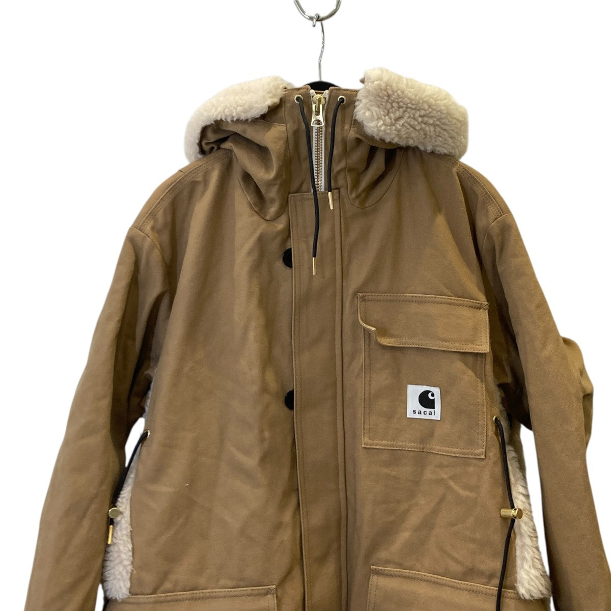 sacai ×Carhartt WIP Canvas Parka Siberianコート23-06740 古着・中古-2枚目のアイテム画像