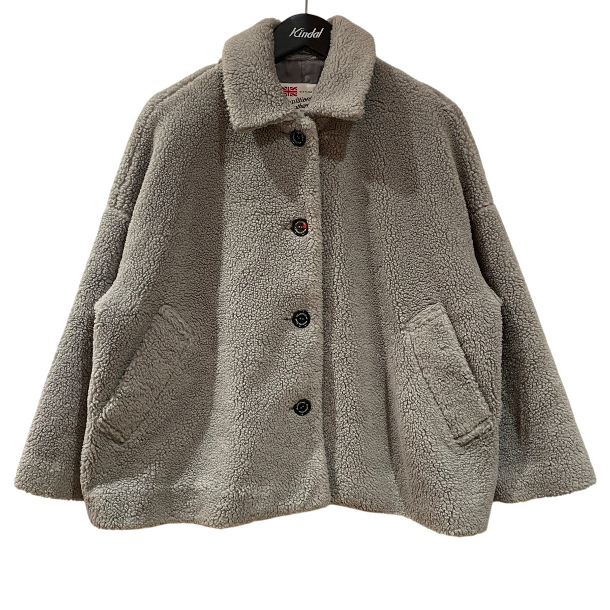 Traditional Weatherwear 25AWMALTON SHORT BUTTON THROUGH ECO FURボアジャケットL252WJFCO0494UG 古着・中古-1枚目のアイテム画像