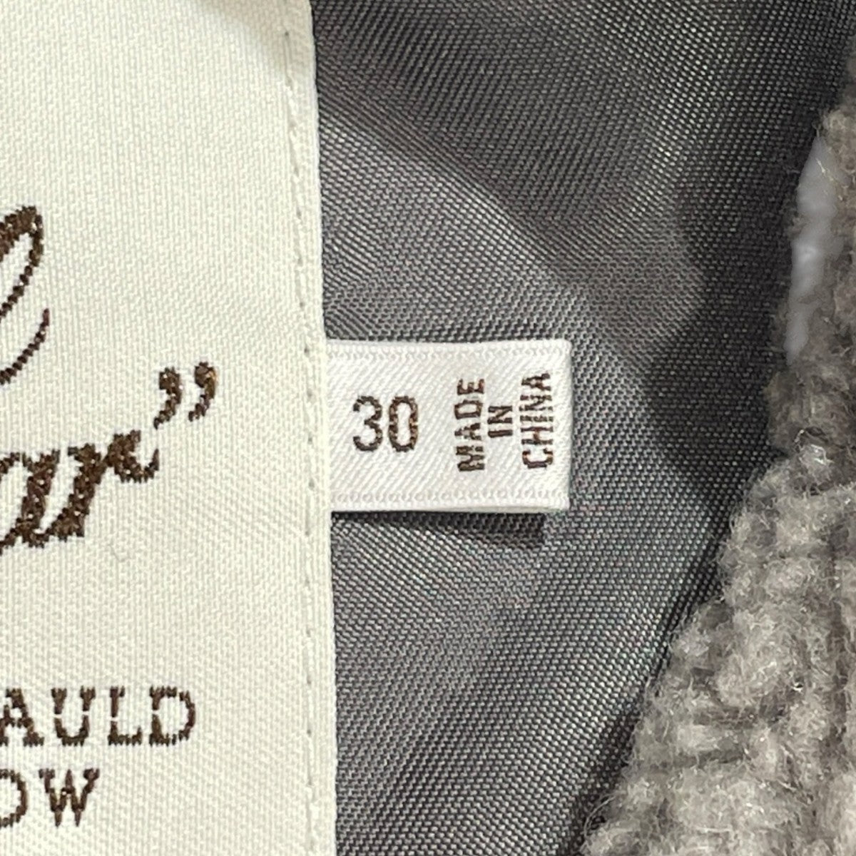 Traditional Weatherwear 25AWMALTON SHORT BUTTON THROUGH ECO FURボアジャケットL252WJFCO0494UG 古着・中古-5枚目のアイテム画像