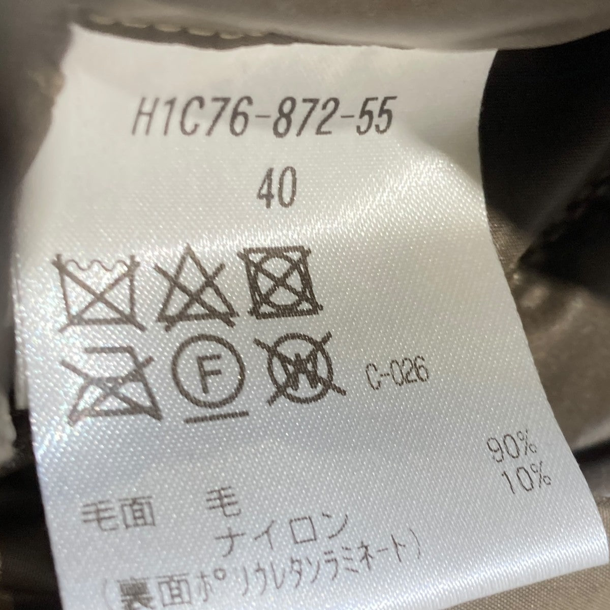 リバーシブルフーデットコート千鳥格子リバーシブルコートH1C76-872-55