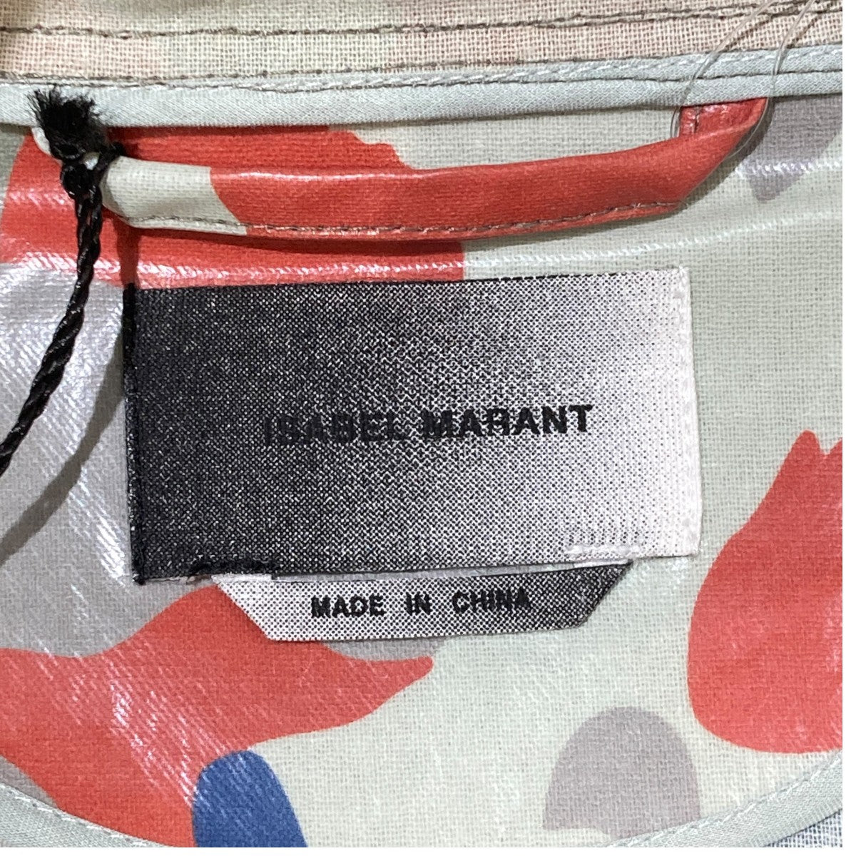 ISABEL MARANT OSCARカモフラフーデッドコート 古着・中古-6枚目のアイテム画像