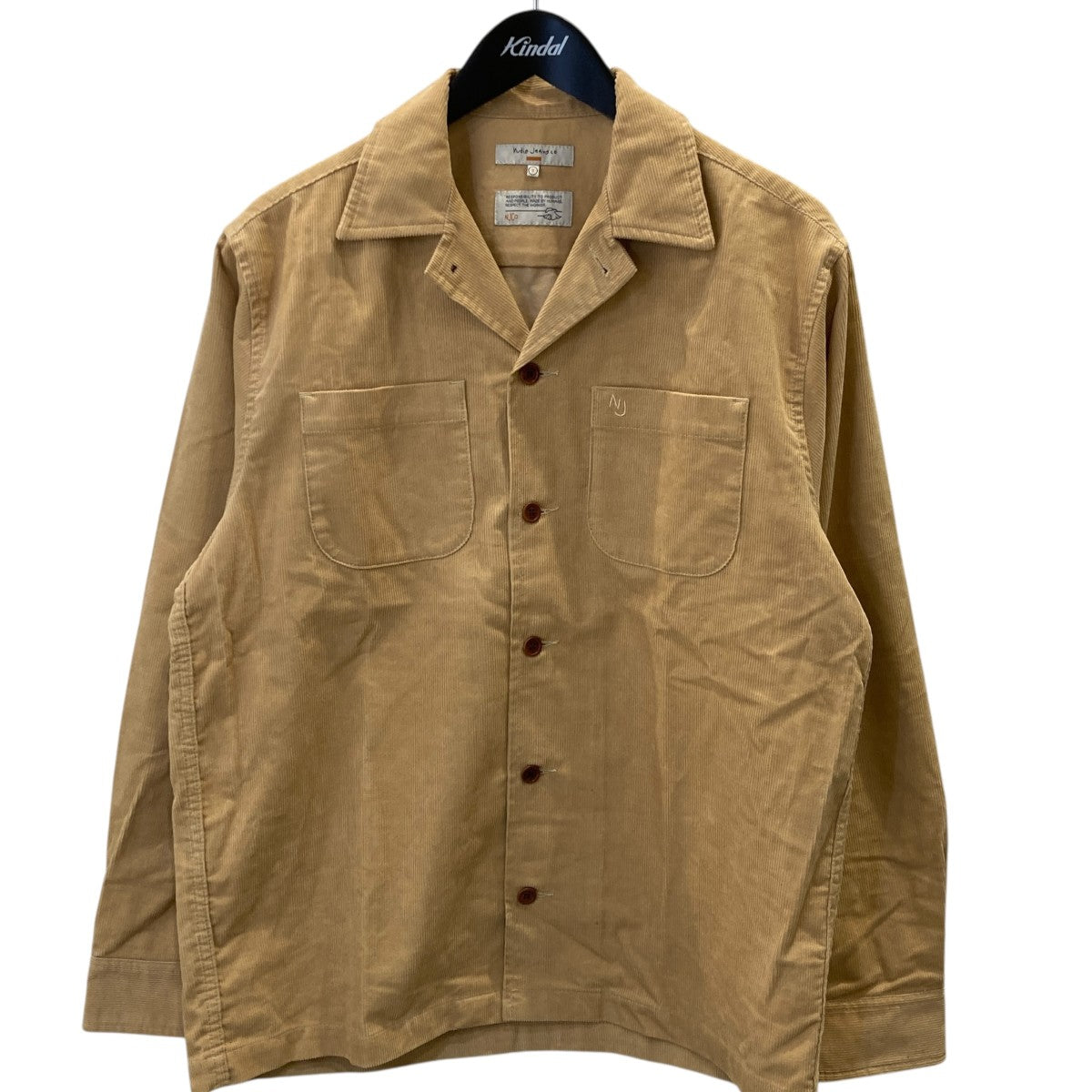 NUDIE JEANS Vincentコーデュロイシャツ 古着・中古-1枚目のアイテム画像