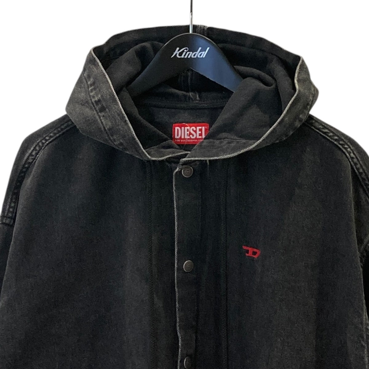 DIESEL D-DEWNY-HOODデニムフーデッドジャケットA13033 古着・中古-2枚目のアイテム画像