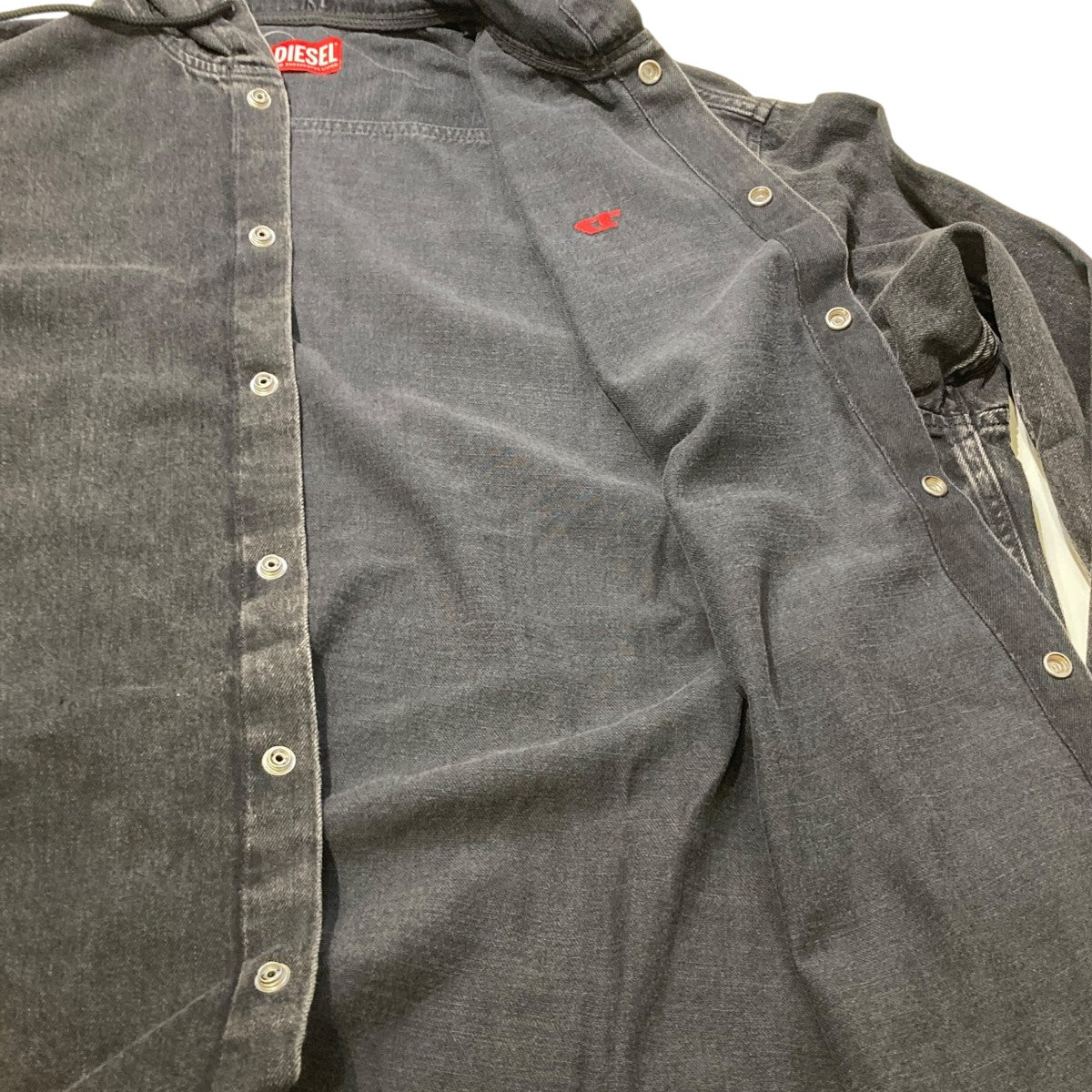 DIESEL D-DEWNY-HOODデニムフーデッドジャケットA13033 古着・中古-5枚目のアイテム画像