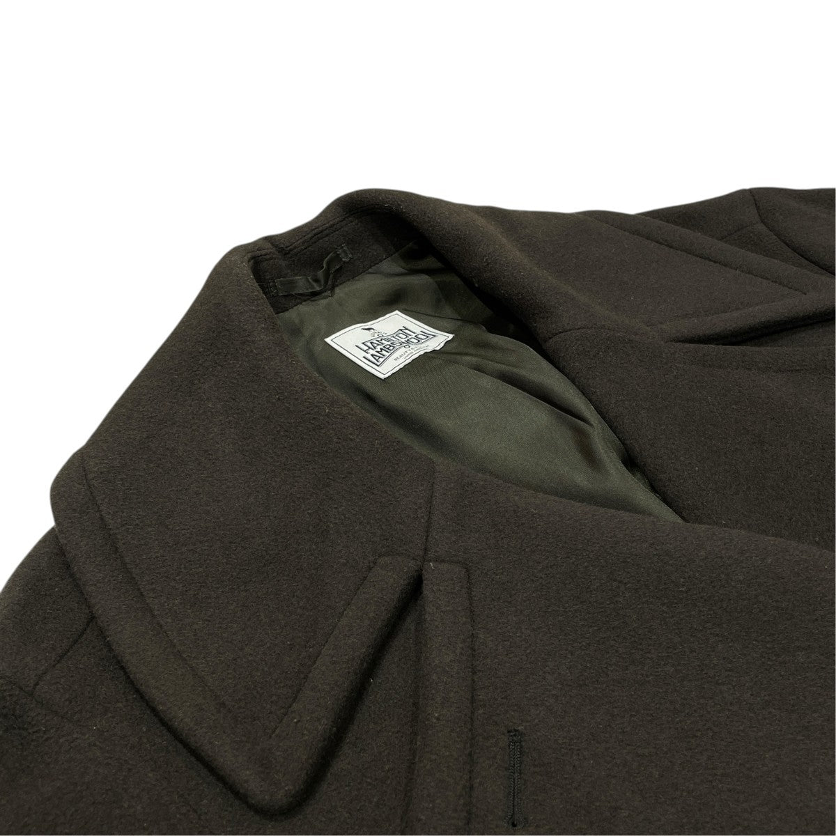 BEAUTY＆YOUTH UNITED ARROWS HAMILTON LAMSWOOLウールコート1625-144-4872 古着・中古-3枚目のアイテム画像