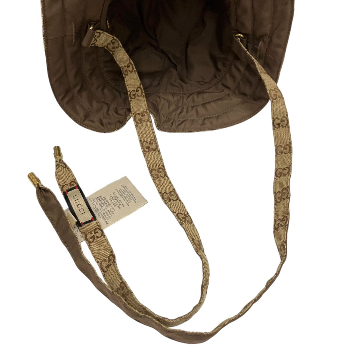 GUCCI GGキャンバス＆ナイロンバケットハット626917 4HK78 古着・中古-3枚目のアイテム画像