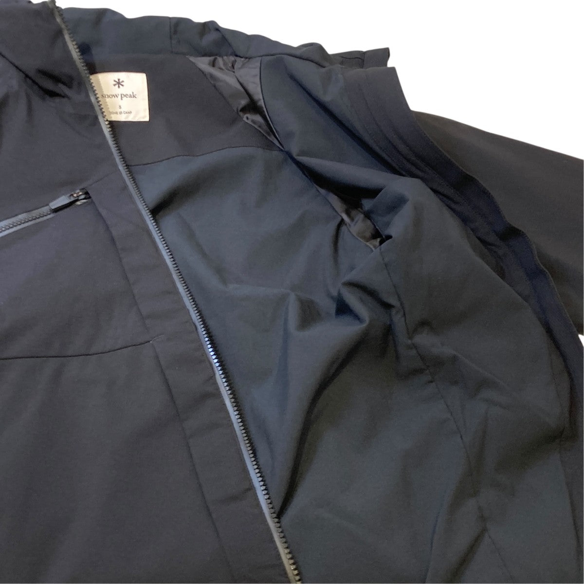snow peak 23AWThermal Insulation Effect Rain JacketフーデッドジャケットJK-23AU005 古着・中古-8枚目のアイテム画像