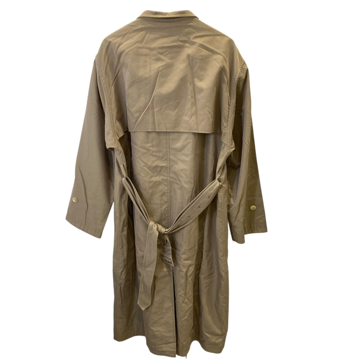 AURALEE WASHED FINX CUPRO TWILL LONG COATロングコートA20AC01FC 古着・中古-3枚目のアイテム画像
