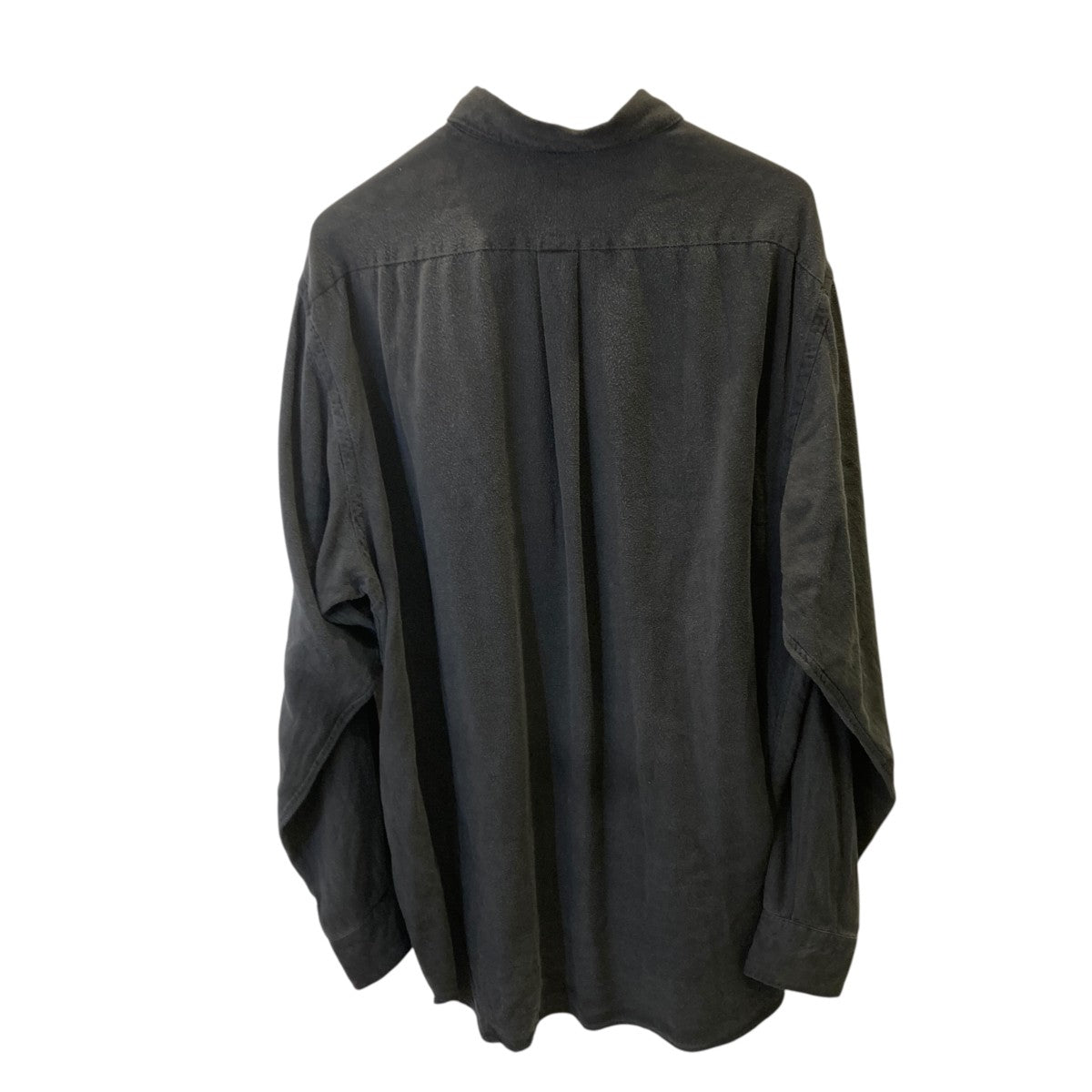 シルクネルシャツ FADE NAVY長袖シャツU03-02006