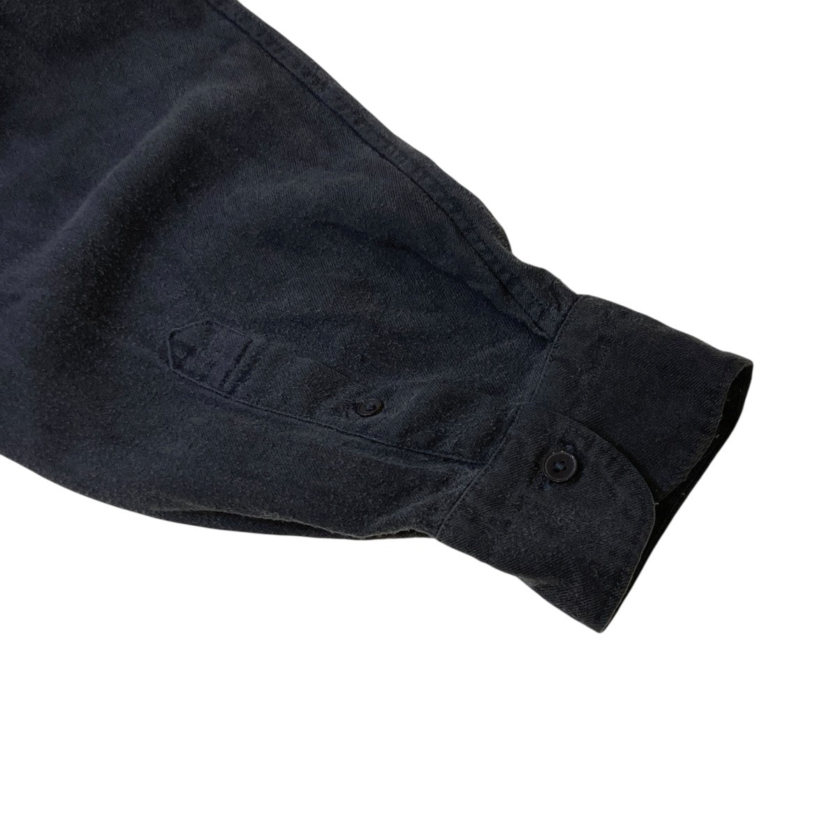 シルクネルシャツ FADE NAVY長袖シャツU03-02006