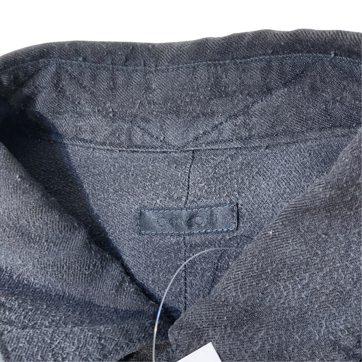 シルクネルシャツ FADE NAVY長袖シャツU03-02006