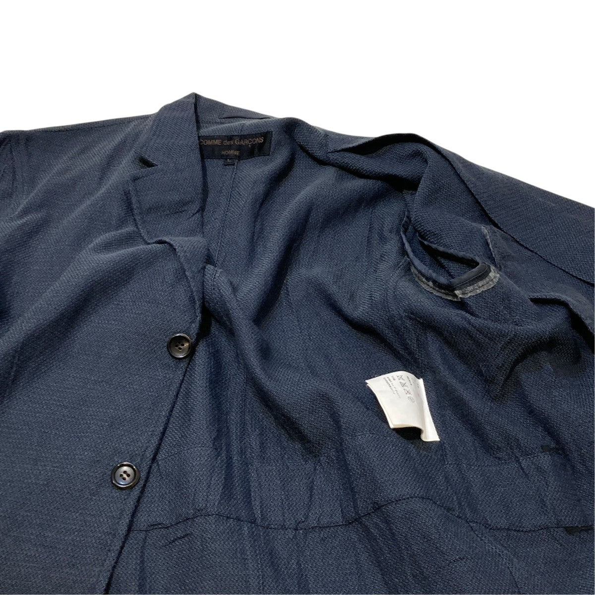 COMME des GARCONS HOMME AD2001テーラードジャケットHJ 02009L 古着・中古-7枚目のアイテム画像