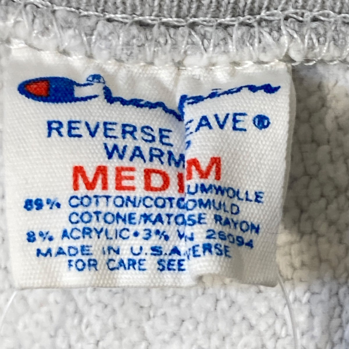 80s チャンピオン トリコタグ Champion REVERSE WEAVE(チャンピオンリバースウィーブ) 80s