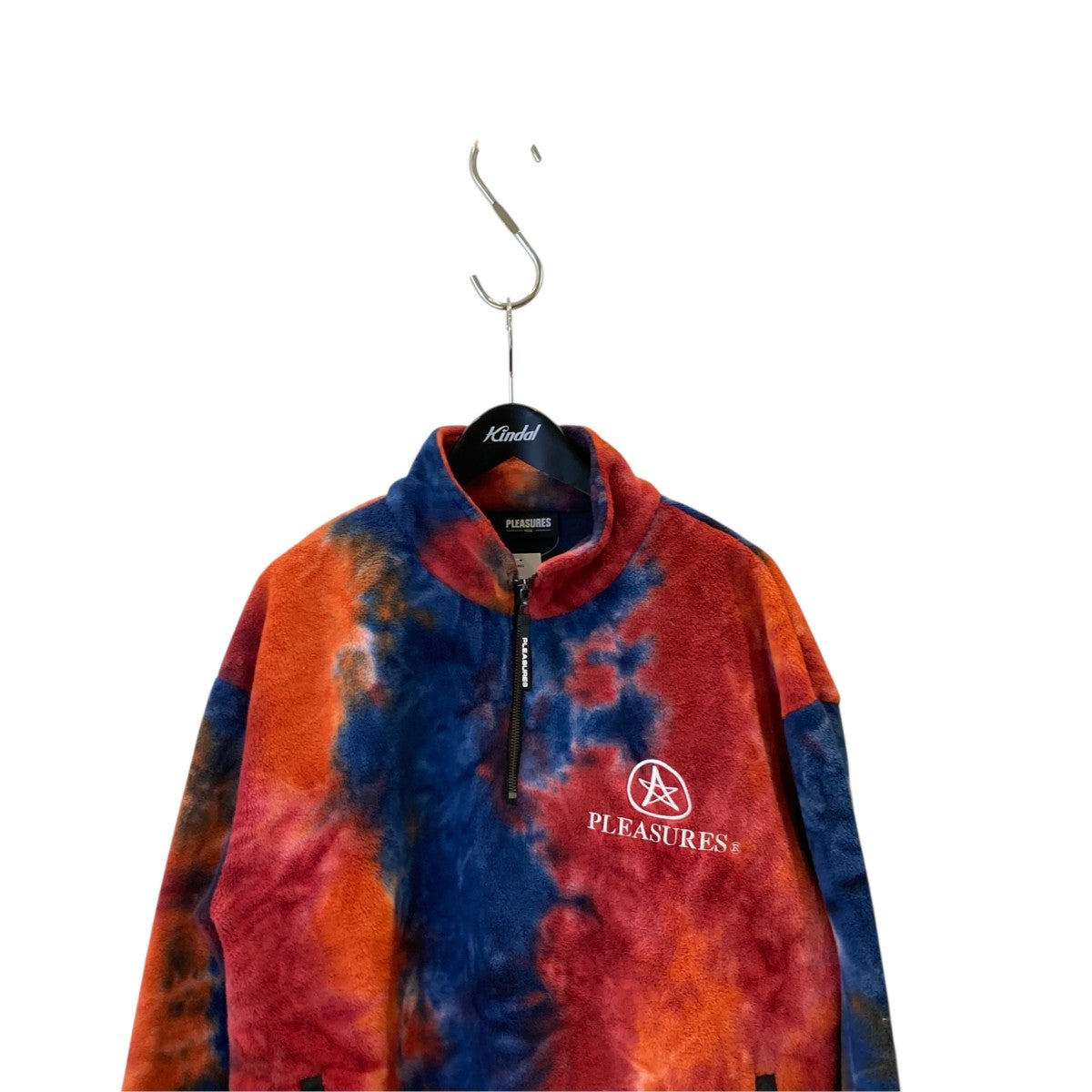 PLEASURES ハーフジップスウェット 古着・中古-2枚目のアイテム画像